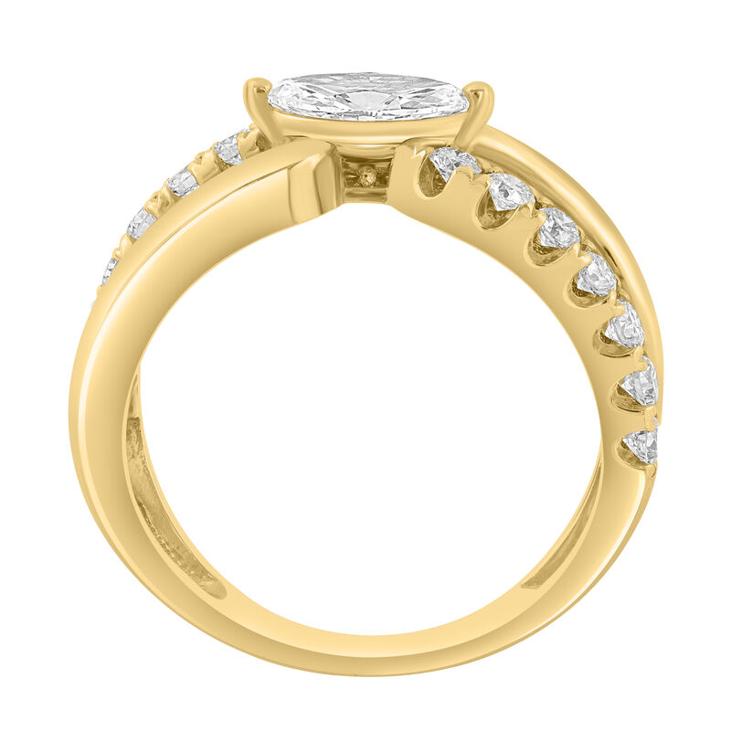 EFFY Lab Grown Diamond Fashion Ring in 14k Yellow Gold image number null